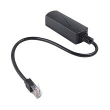 2.5G PoE 48V to 24V PoE Converter RJ45 Port Output 24V/1A 24W Max for Power Passive 24V Board Devices 100Mbps