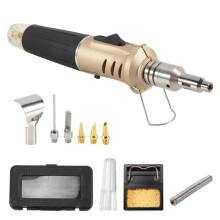HS-1115K 10-In-1 Multifunction Gas Soldering Iron Case Set Lighter Spray Set Welding Equipment