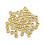 Stock 50 perline perle oro dorate 6mm con strass 1