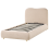 Beliani Ottoman Bed BLAGNAC Boucle Beige 90 x 200 cm (EU Single) 5
