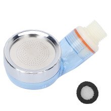 Fine Hole ABS Shower Head Sky Blue, Water Saving Shampoo Accessory