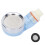 Fine Hole ABS Shower Head Sky Blue, Water Saving Shampoo Accessory 1