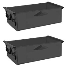 2pcs 5 Inch Liner for Wagon Cart/Camping Cart, Beach Cart Large Capacity Cloth Pocket, Replacement Cloth Bag