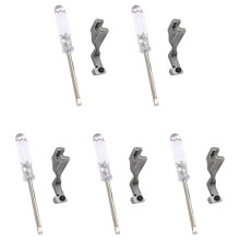 5X Adjustable Invisible Zipper Presser Foot Unilateral Zipper Feet for Single Needle Lockstitch Industrial