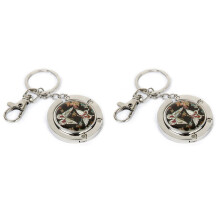 2X Tashouder Tashangers Tashaak Vlindermodel met Sleutelhanger