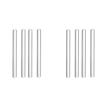 8Pcs 6.5Inch Acrylic Rolling Pin Clear Clay Rolling Pins Fondant Rolling Pole Cake Noodle Baking Decorating Tools