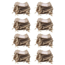 240Pcs Flax Organza Bags Burlap Drawstring Pouch Christmas Gifts Bag Wedding Party Bags 10x14cm