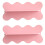 2X Wooden Wavy Storage Rack Wall Shelf Home Decoration 1