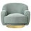 Beliani Armchair LEJRE Fabric Light Green 4