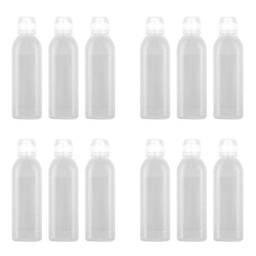Krämflaskor för Kryddor, Pressflaskor för Såser, Dispenser för Olivolja, Ketchupflaskor, Press 12-Pack 17 Oz (500 Ml)