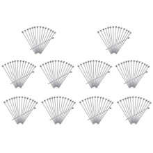 150Pcs Cocktail Picks, 4 Inch Reusable Stainless Steel Martini Picks Cocktail Toothpicks for Olives Appetizers Sandwich