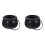 2X Black Cauldron Kettle Plastic Witch Kettle St Patricks Cauldron Wizard Witch Cauldron Decoration Candy Kettle Bucket 1