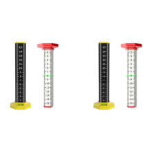 4Pcs Ceiling and Floor Tile Height Ruler, Measuring Ruler with Magnetic Base, Measuring Ruler, Suspended Ceiling