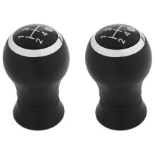2X 5 Velocidad Mt Car Gear Shift Knob Gear Knob Cubierta Palanca de Palanca Palanca de Cambios para  Yaris 2005-2010
