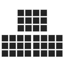 36 Pack Self-Adhesive Sound Proof Foam Panels, 12x12x2Inch Acoustic Foam, High Resilience Sound Proofing Padding - Black