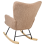 Beliani Rocking Chair OULU Boucle Sand Beige 6
