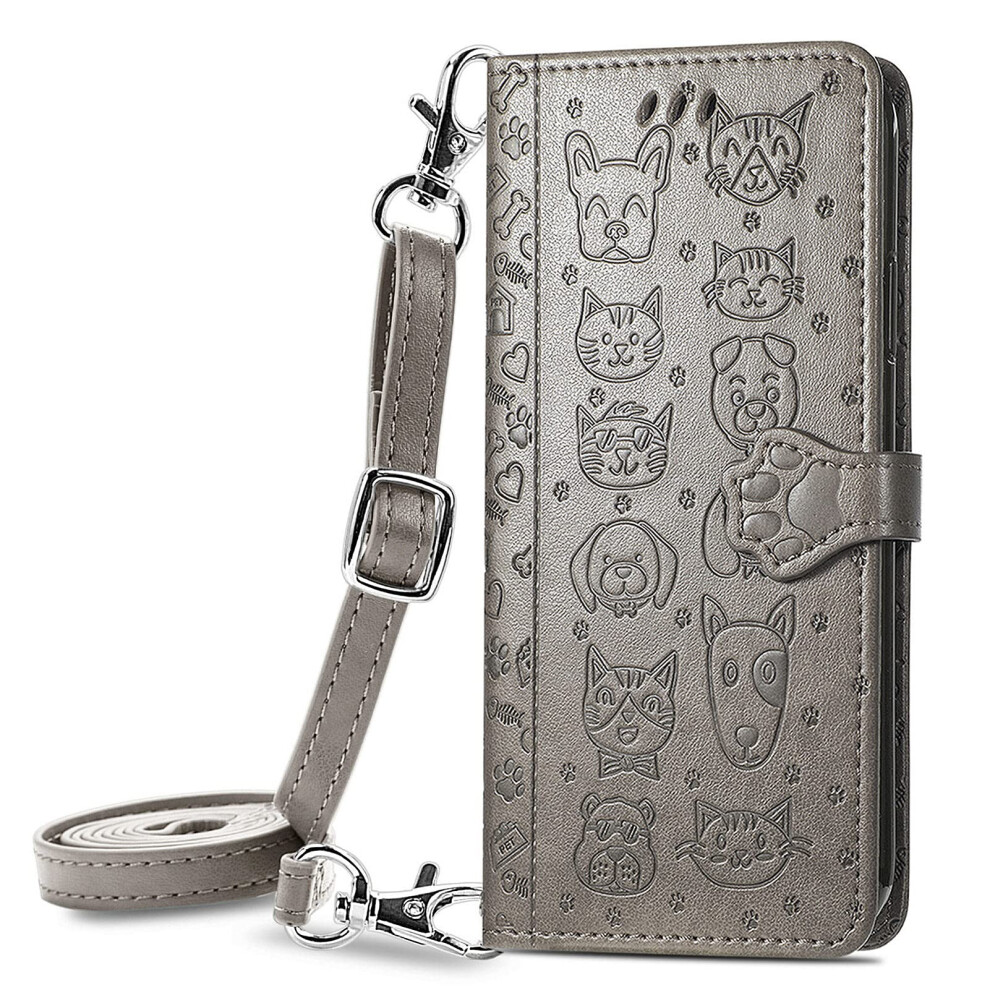 Crossbody Wallet Phone Case Pu Leather Flip Cover With Card Holder And Kickstand For Sony Xperia 1 Iv 9073542706571