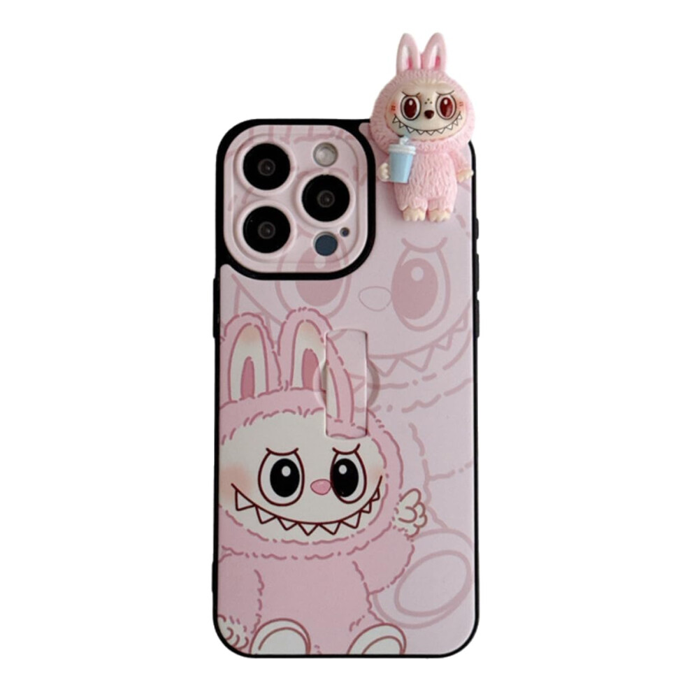 Shockproof Tpu Silicone Case With Airbag Protection And Hidden Ring Holder For Iphone 12 Pro Max Pink 9073542706601