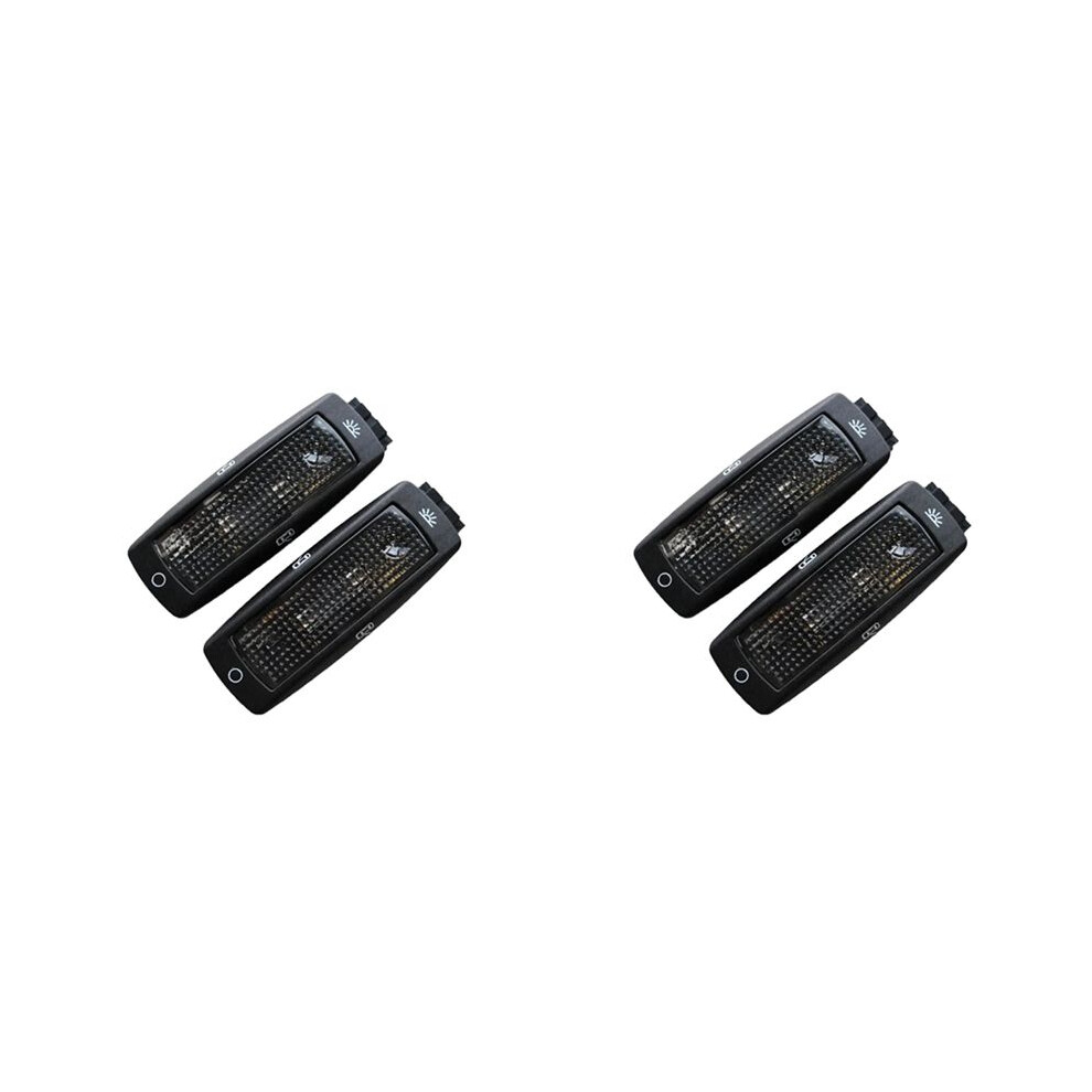 3B0947291 4Pcs Rear Reading Map Dome Ceiling Lamp For 1998-2005 Beetle Bora Superb 3B0947291b Black/Light 6033335273874