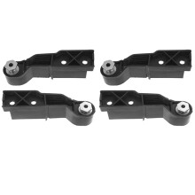 2 Paar Bumpergrillhouder Montagebeugelbevestigingsclip 4F0807771 4F0807772 voor A6 C6 2005-2011 RS6 2008-2011