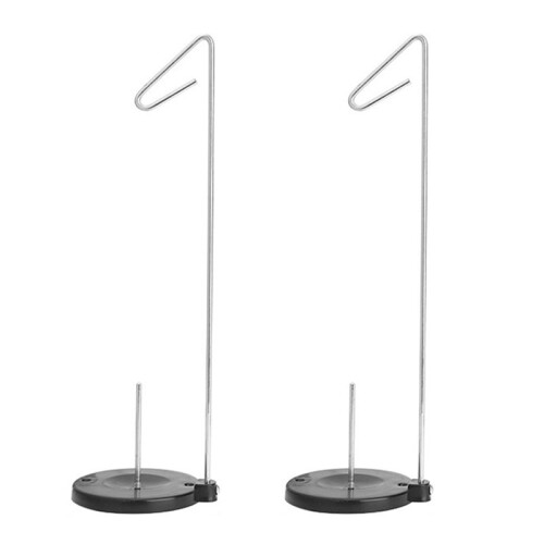 2X Single Cone Spool Stand Alone Cast Iron Thread Stand Thread Holder Fits for Sewing Embroidery, Thread Holder