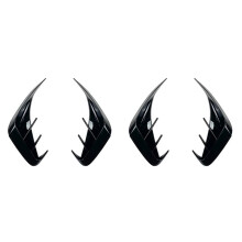 2X G20 Spoiler Tylnego Zderzaka Boczne OsłOna Wylotu Powietrza dla Serii 3 G20 M Sport 320I 325I 330I Bright Black