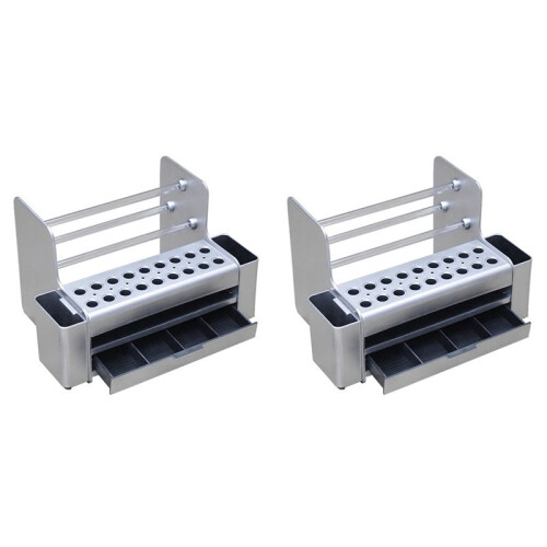2X Screwdriver Storage Rack Holder Multifunctional Organizer RC Repair Tools Kit Desktop Stand for Hex Screw Driver