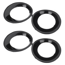 4PCS Lamp Hood Primed Black Fog Light Lamp Trim Driving Light Cover for- X3 E83 LCI 2007-2010