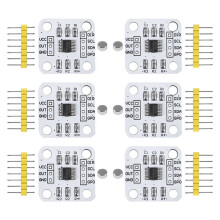 Module de Capteur D'Angle à Induction Magnétique AS5600, Codeur Magnétique 12 Bits, Haute Précision, avec Aimant, Lot de 6
