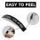 10Pc 9mm Embossing Tape Self-Adhesive Labels Replacement for  Embossing Label Tape Plastic Label for   E101 8