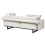 Beliani Sofa 3 Seater SVANEK Fabric Off-White 5