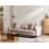 Beliani Sofa 3 Seater SVANEK Fabric Light Brown 2