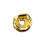 Stockage 50 perles d'or de 6mm avec strass 2
