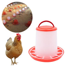 1.5kg Automatic Chicken Feeder Bucket Rooster Hen Feeding Device, Farm Animal Poultry Quail Feeding Supplies