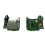 2X Headphone Jack Game Card Reader Replacement for   Console Parts Game Card Reader Cartridge Slot 1