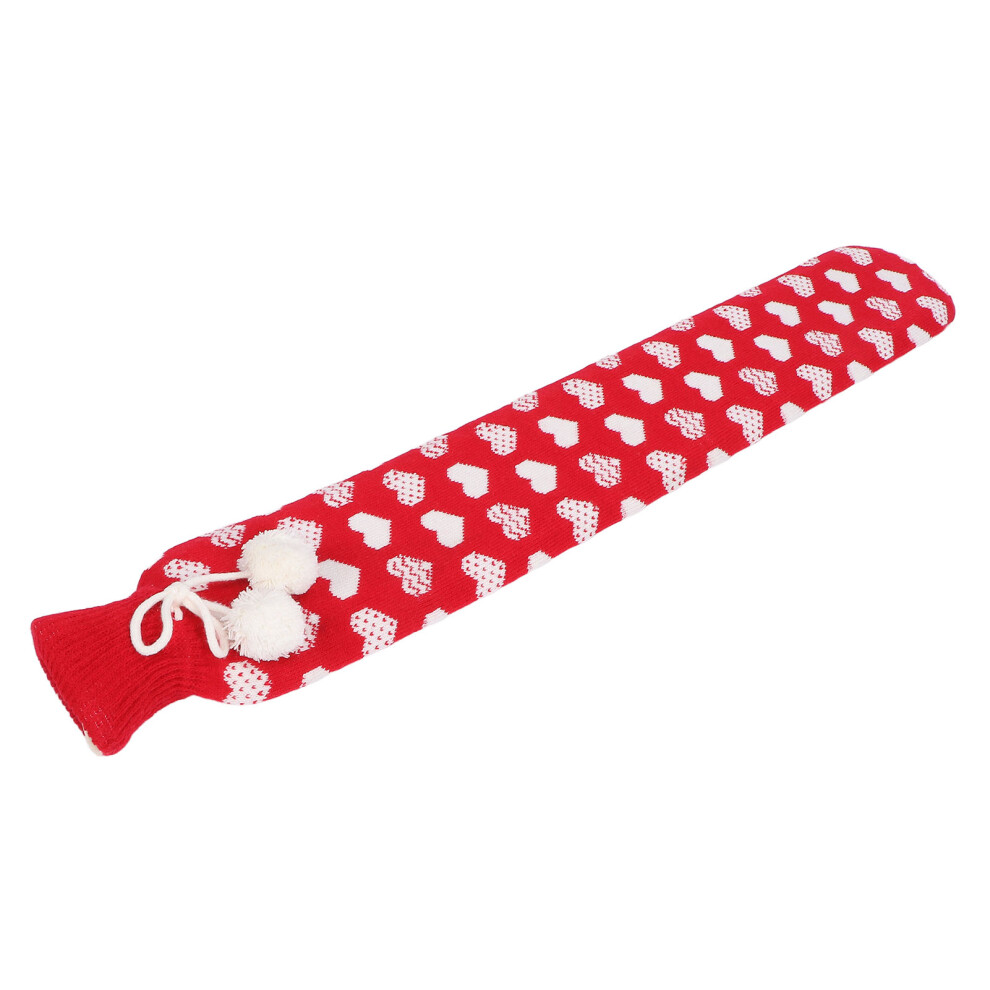 Warm Rubber Hot Water Bottle 2L for Neck, Shoulders, Waist and Back