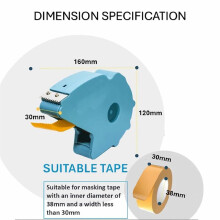 Painting Tape Dispenser for Painting Painter'S Tape Dispenser Tool for Trimming Masking Master Tape Dispenser