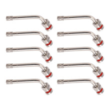 10 PCS TR545D 60 Truck Tire Valve Stems for 22.5 24.5 Inch Aluminum Wheels Tubeless Heavy Duty
