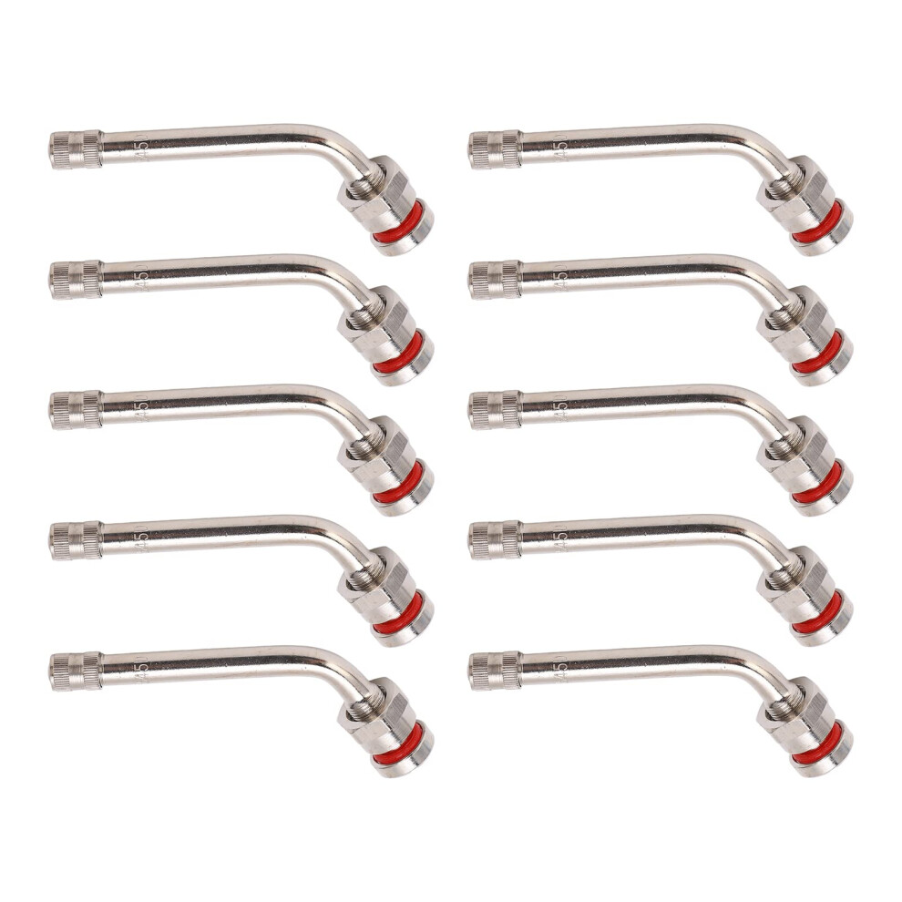 10 Pcs Tr545d 60 Truck Tire Valve Stems For 22.5 24.5 Inch Aluminum Wheels Tubeless Heavy Duty 9092120716337