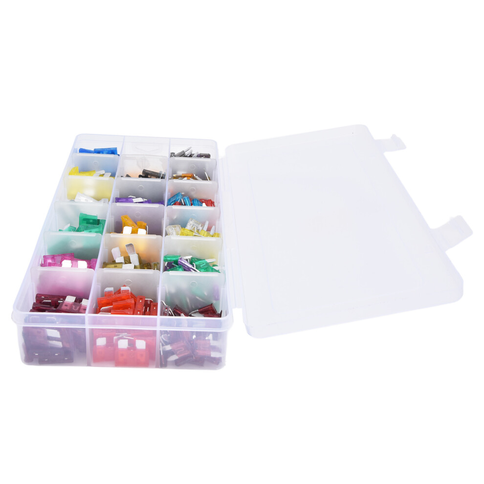 Auto Blade Fuse Collection 485Pcs 2Aâ40A Aluminum Alloy Medium Small Fuses 7621390587501