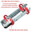 Cable Pulling Swivel Wire Bearing Breakaway Swivel 1 Ton - 8Pcs 4