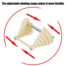 2X 1 Beige 7-Layer 6-Slot Motor Repair Tool Pagoda Motor Winding Mold Single-Phase Universal Micro-Motor Winding Tool