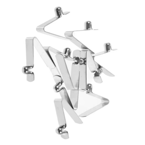 100 Pcs Umbrella Marbles Snaps Corner Buttons Hooks Clips Paddle Spring