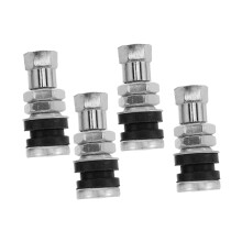 4pcs Heavy Duty Metal Tubeless Valve Stem Kit for Bikes Trucks Autos Durable Secure Seal