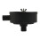 1/2" PT Male Thread Black Plastic 10cm Dia Filter Silencer for Air Compressor 8