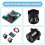 35mm VU Meter Stereo Audio Amplifier Level Indicator Audio Meter Backlight Adjustable with Driver Board for AMP 7