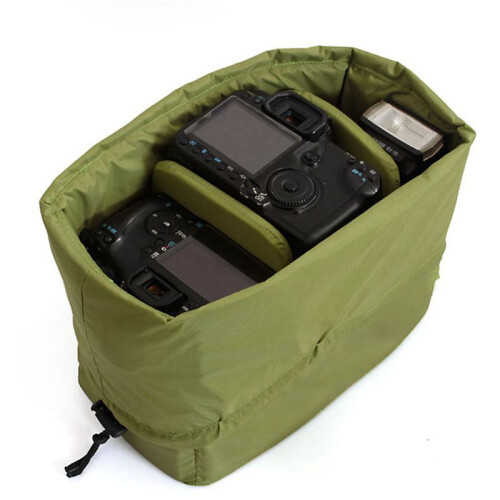 2X Waterproof Insert Padded Partition Camera Bag Lens Case for Dslr Slr Camera 2