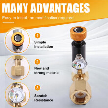 For Carbonator Cylinder Inflation Joint Inflation Valve Supplement Station Adapter,Adapter Inflation Valve B