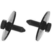 Rear Wheel Liner to Cab Bolts with Washers for Blazer C1500 C2500 Suburban Pickup Truck Black Steel