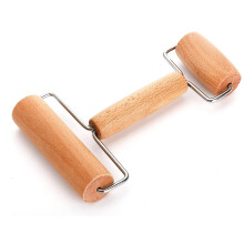 Pizza-Ausroller Aus Holz, 4Er-Pack, Antihaft-Holz-Nudelholz für Zuhause, Professionelles Teigausroll-Werkzeug-Set zum Backen